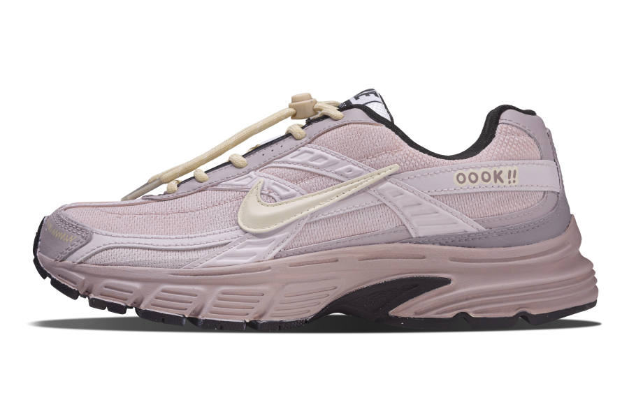 Nike Nike Initiator Cushioning Abrasion Resistant Low top Running Shoes Women's Pink Yellow