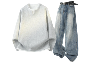 GWAF Casual Sportswear Unisex V Neck Moderate