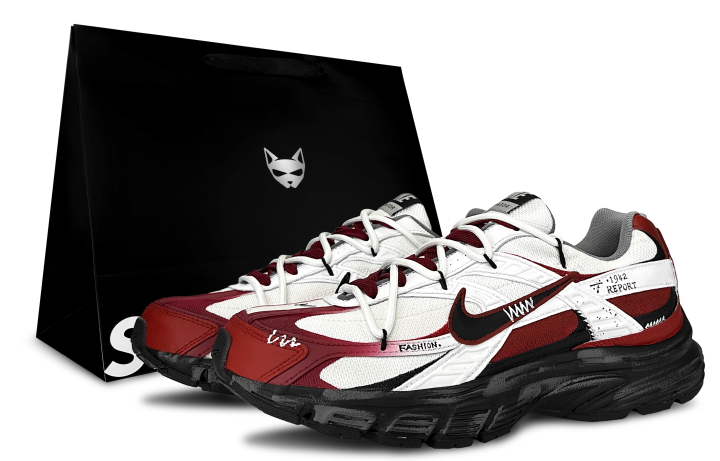 Nike Nike Initiator Cushioning Slip Resistant Abrasion Resistant Low top Casual Training Running Shoes Men's Red