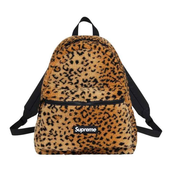 Supreme Supreme Fleece Backpack Unisex Yellow