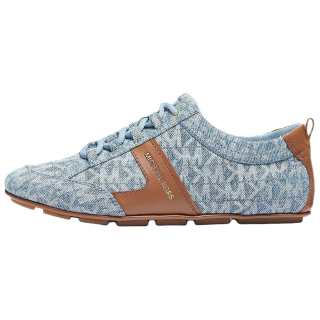 MICHAEL KORS Keely Denim, Leather Low top Casual Shoes Women's Blue