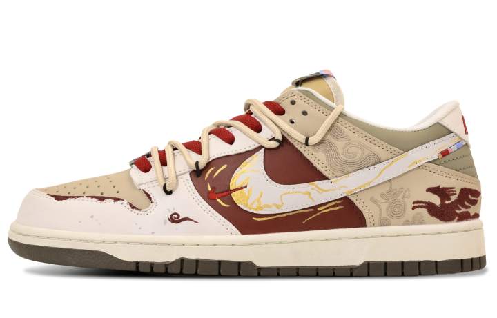 Nike Nike Dunk Mysterious Horse Carrying Blessings CNY New Year Edition Leather Abrasion Resistant Slip Resistant