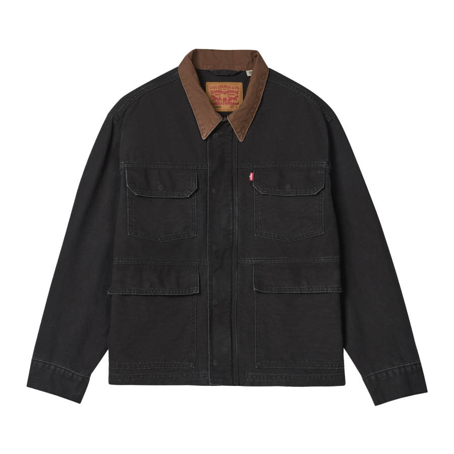 Levis Levis Denim Jackets Unisex Black Lapel Moderate Straight Fit