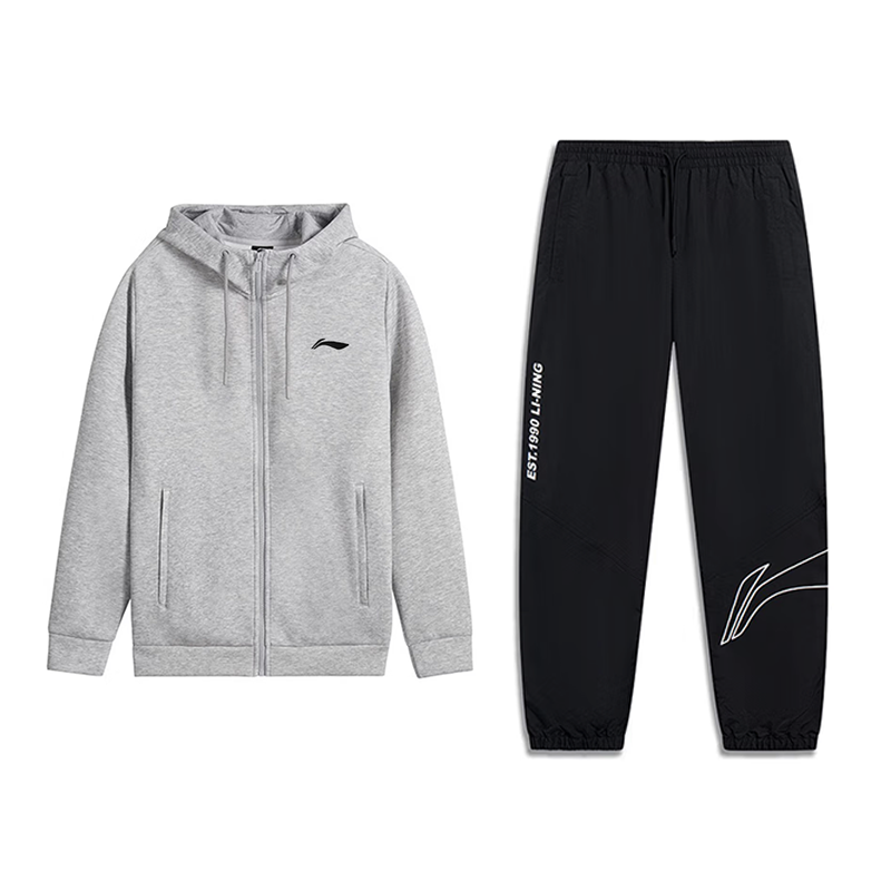 Li-Ning Li Ning Casual Sportswear Unisex Coin Gray+Black