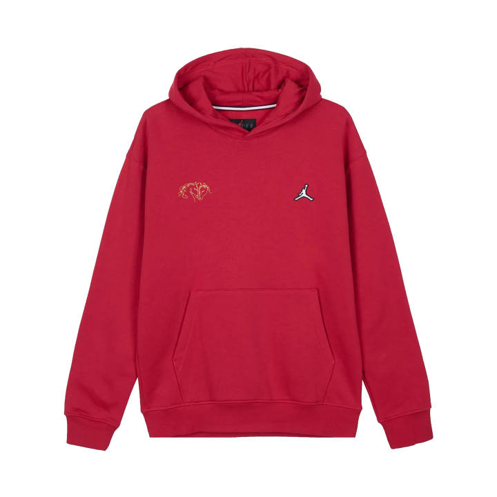 Jordan Jordan Sweatshirts Unisex Red Hooded Thickened Regular