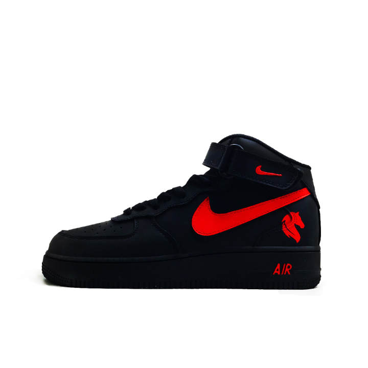 Nike Nike Air Force 1 Fiery Flame Horse Thermal Waterproof And Breathable Height Increasing