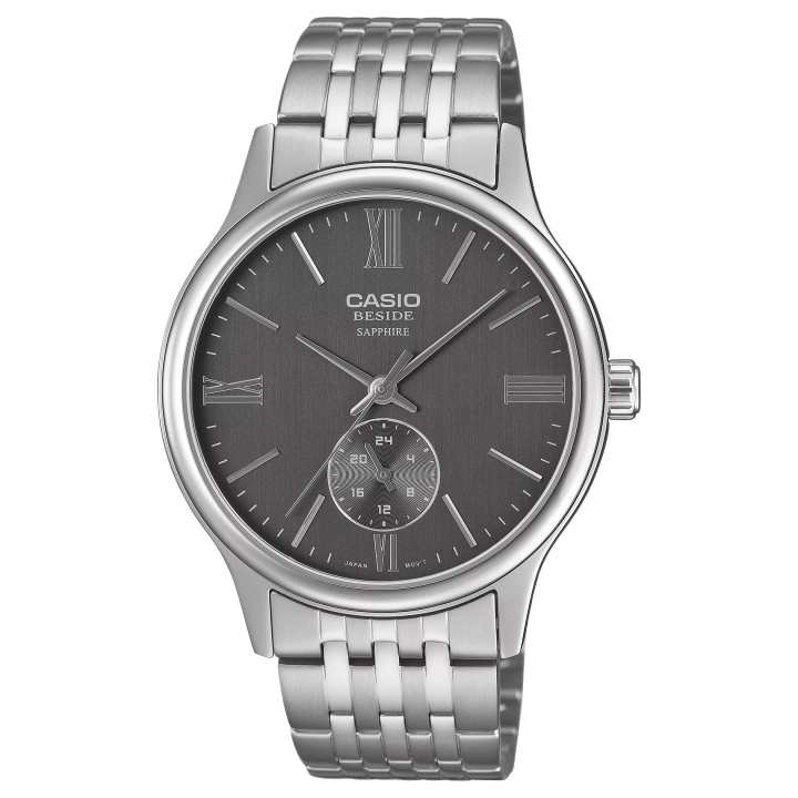 CASIO CASIO Beside Quartz Movement Stainless Steel Strap Watch Men's Watches Gray Dial