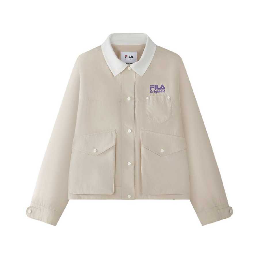 FILA KIDS Jacket Wheat Straw Beige Kids'