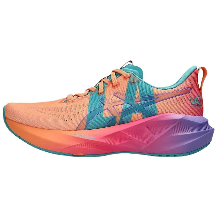 ASICS NOVABLAST 5 Running Shoes Unisex Fresh Orange Teal