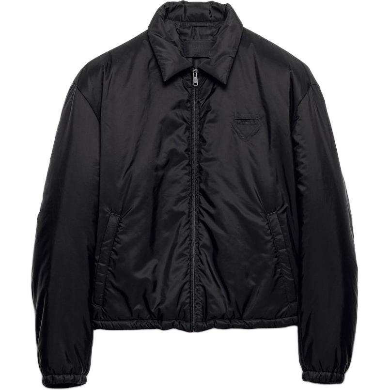 PRADA PRADA Logo Detailed Zipped Jacket