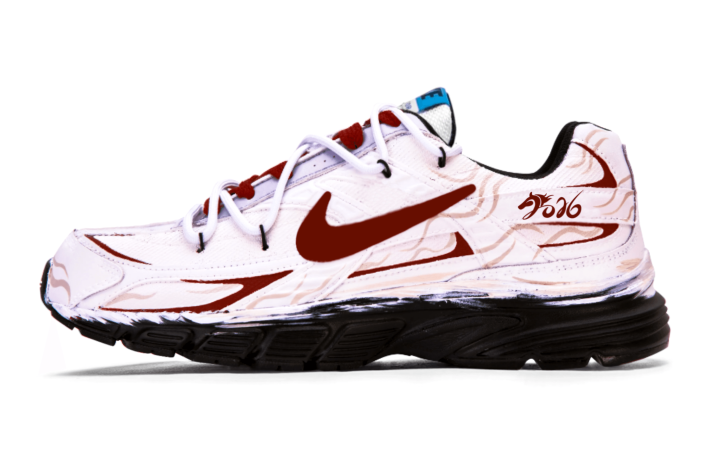 Nike Nike Initiator Cushioning Breathable Support Low top Running Shoes Unisex Red White