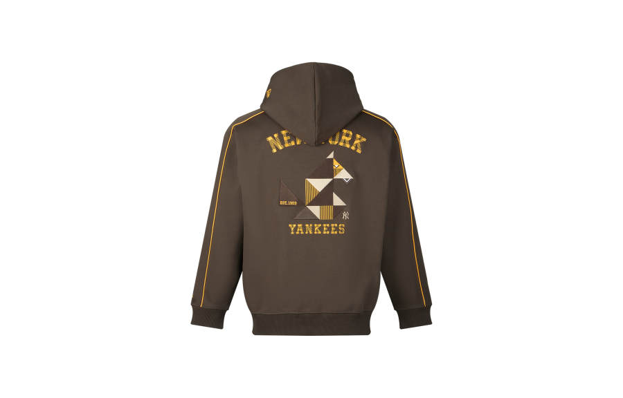 New Era Sweatshirts Unisex Brown Hooded Non Detachable Moderate