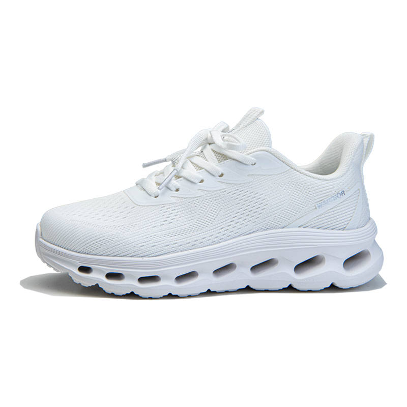 Warrior Low top Casual Physical Fitness Test & Exam Sprint Training Long Distance Running Shoes Women's White