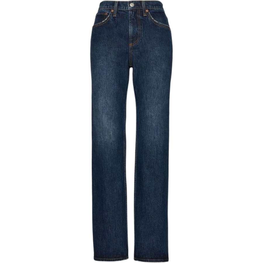 GAP Jeans Women's Dark Color Washed Moderate Straight Fit Pants
