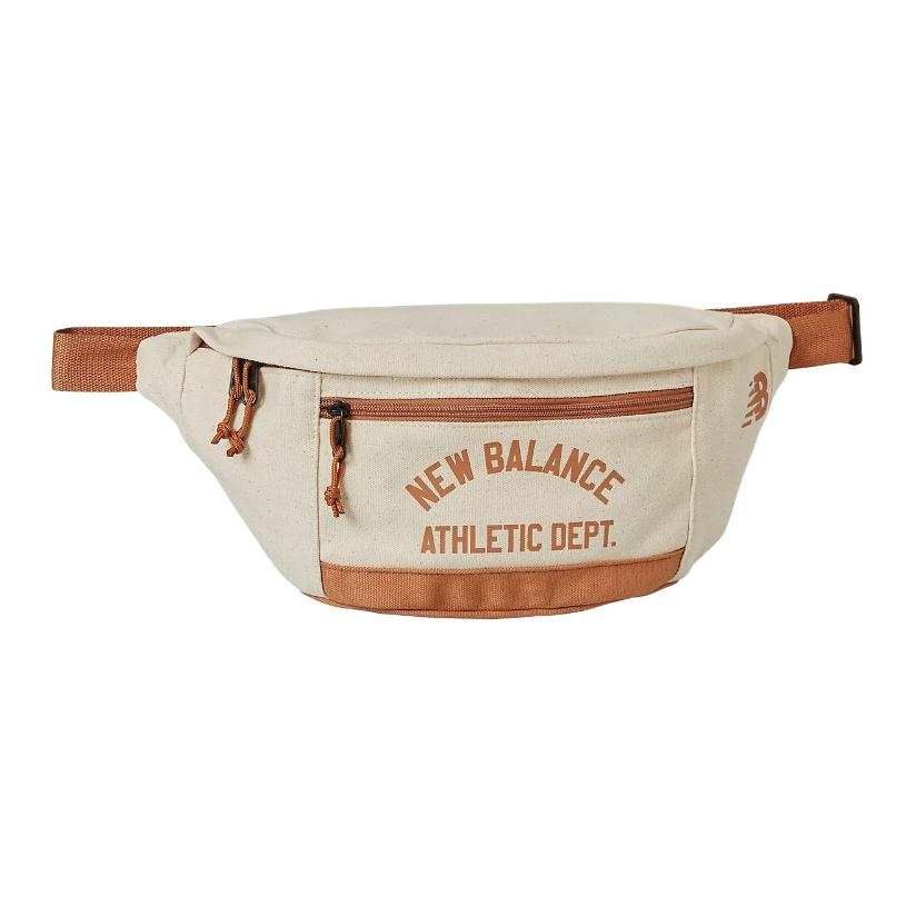 New Balance New Balance Cotton And Canvas Crossbody Fanny Pack Regular Unisex Walnut