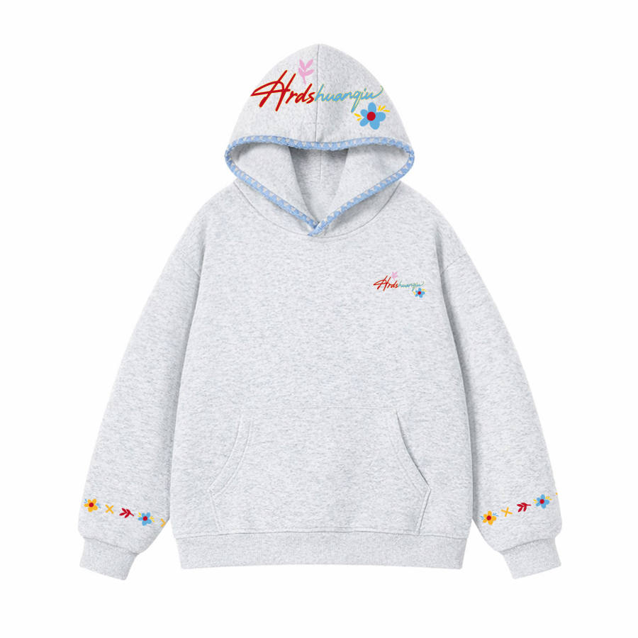 HUANQIU Sweatshirts Unisex Hooded Moderate Heavyweight