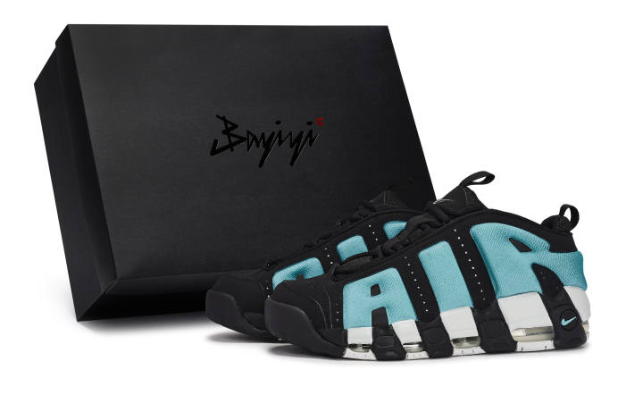 Nike Nike Air More Uptempo 811 Manufacturing, Exoplanetary Light Blue, Special Shoe Box Slip Resistant Abrasion Resistant