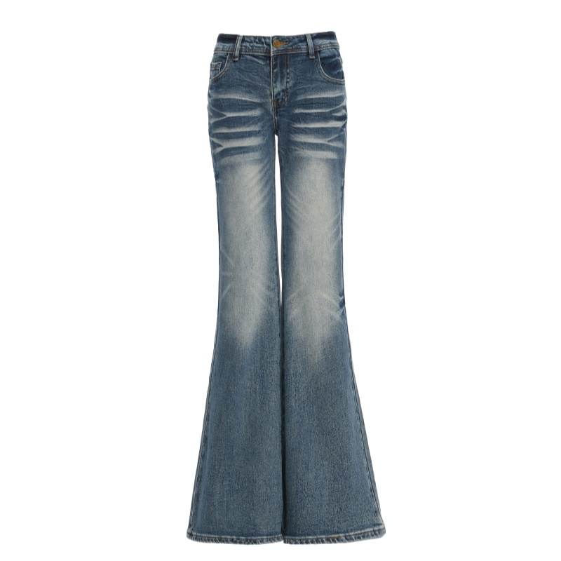 Cotton Gene Jeans Women's Moderate Flared Pants