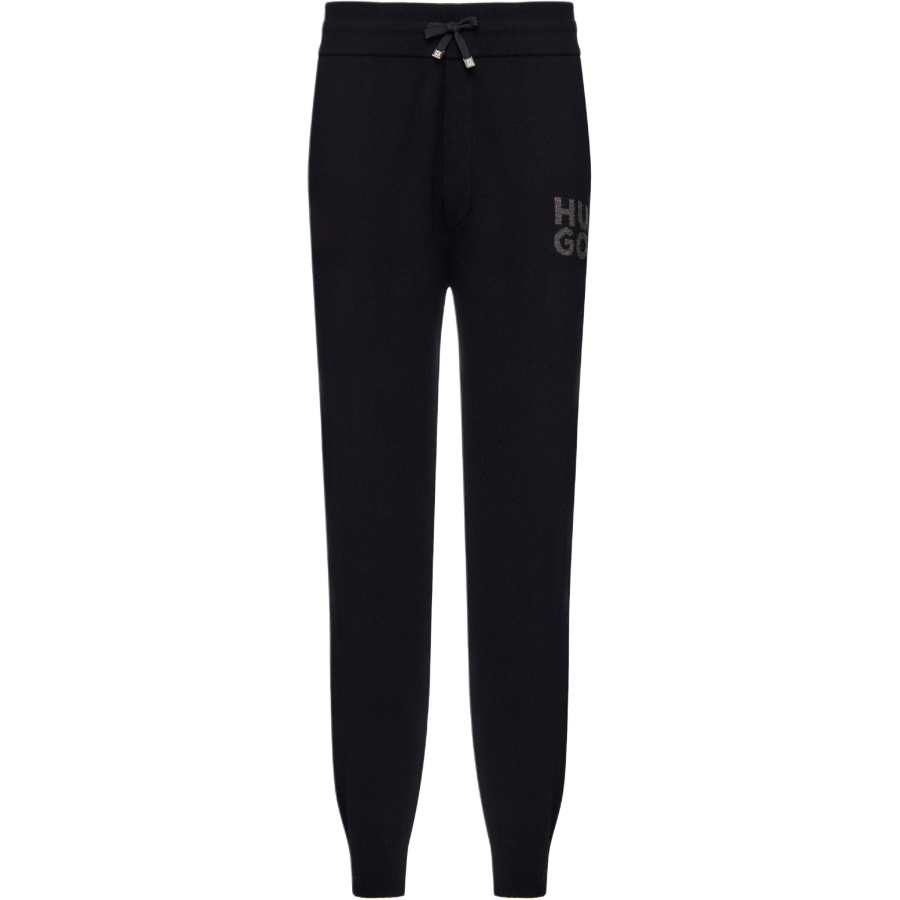 Hugo Boss jacquard-logo trousers