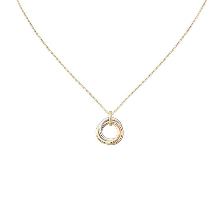 CARTIER Trinity Series Necklaces Women's Gold
