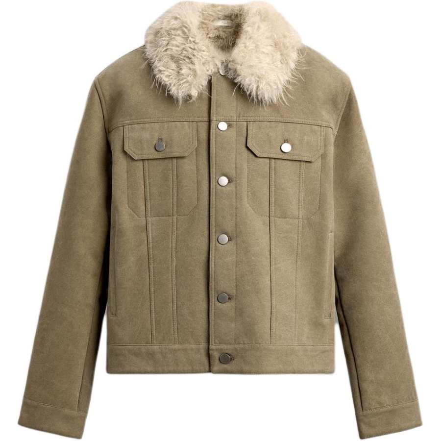 ZARA ZARA Jackets Men's Sand Lapel Moderate Other