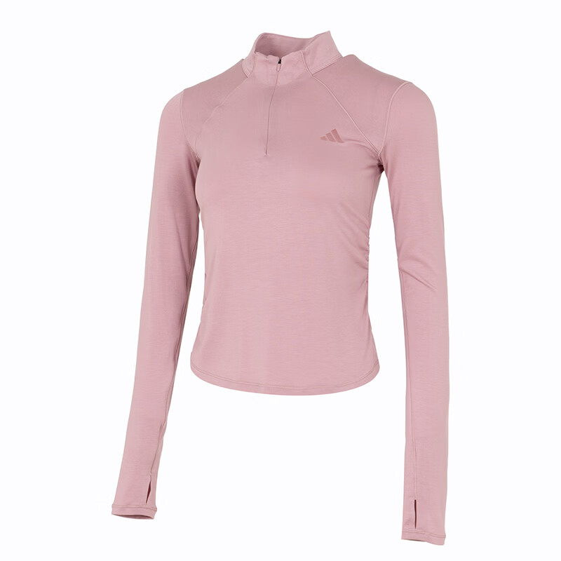 Adidas Adidas T Shirts Women's Light Pink Stand Collar Moderate