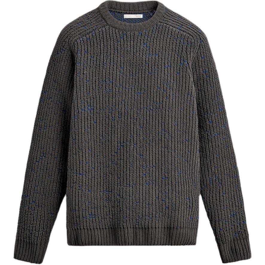 ZARA ZARA Sweaters Men's Khaki Crew Neck Moderate