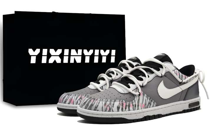 Nike Nike Big Abrasion Resistant Breathable Abrasion Resistant Breathable Low top Skateboard Shoes Unisex Cloud Pink