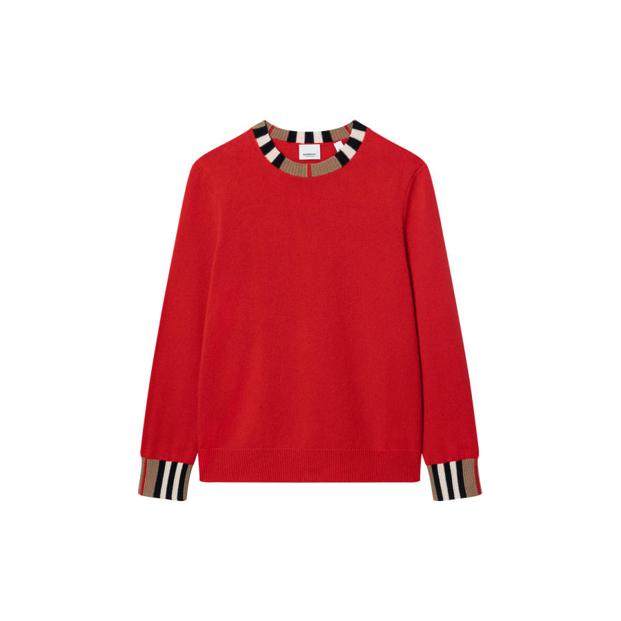 Burberry FW23 Sweater Women's Red