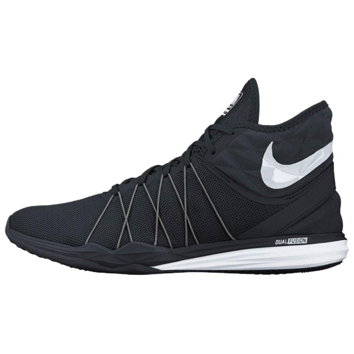 Nike Nike Dual Fusion Breathable Support Mid top Casual Running Shoes Women's Black