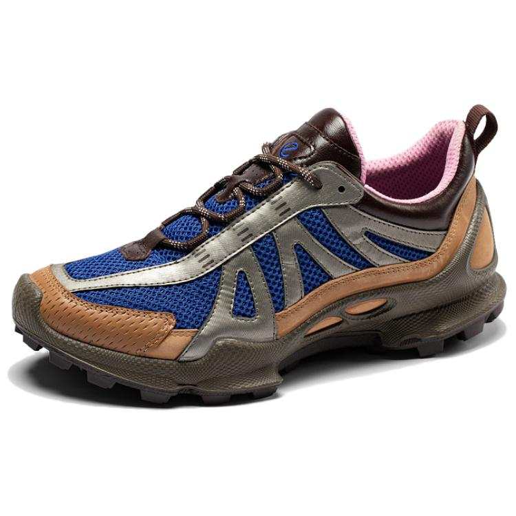 Ecco x NRL Biom C Trail Low top Mountaineering Shoes Women's Gray Blue