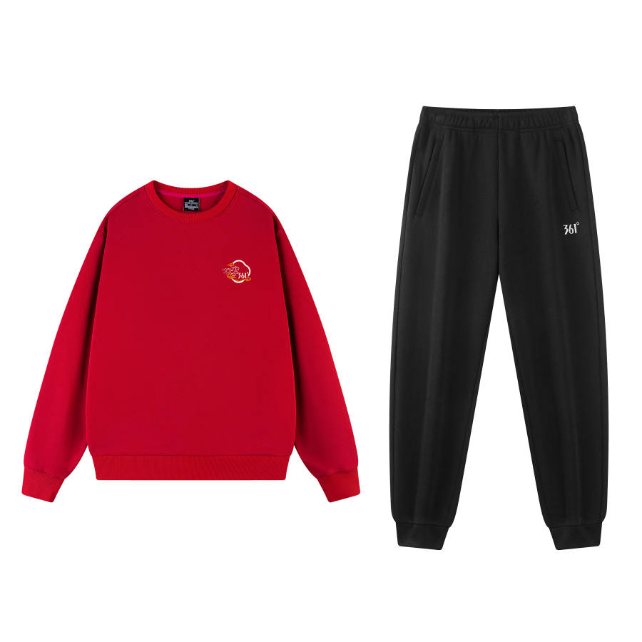 361° 361° Sweatshirt Sets Unisex Crew Neck Moderate