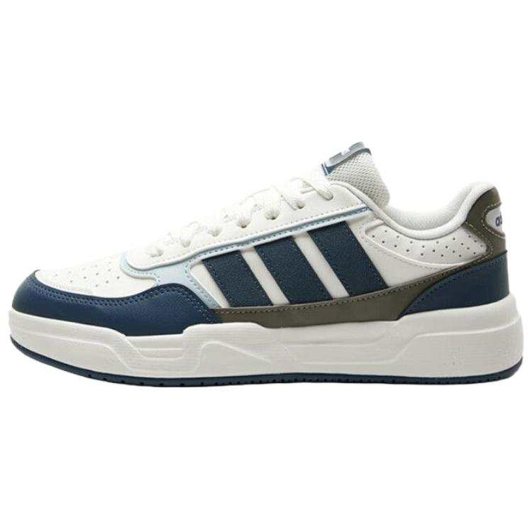 Adidas Adidas Lite Baller 1.5 Cushioning Abrasion Resistant Lightweight Low top Skateboard Shoes Unisex White Blue