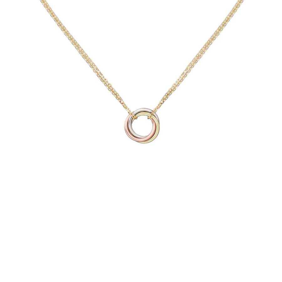 CARTIER Trinity Series Necklaces Women's Gold