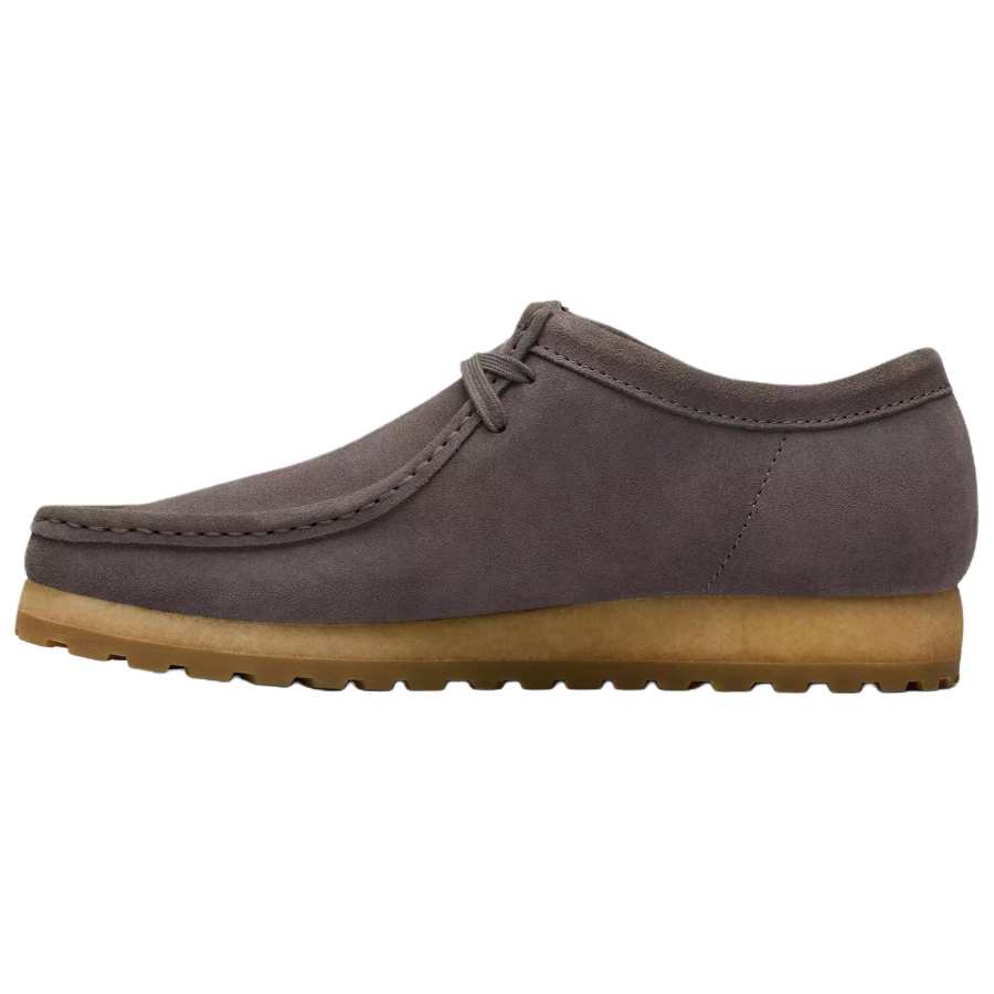 Clarks Wallabee Rb Suede Casual Shoes Men's Gray