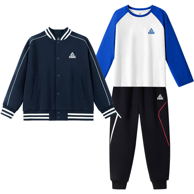 PEAK Kids Casual Sportswear Baseball Collar Moderate