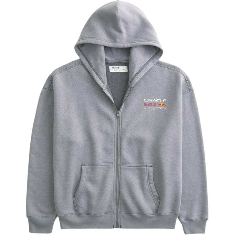Hollister/ Sweatshirts Men's Gray Hooded Non Detachable Moderate