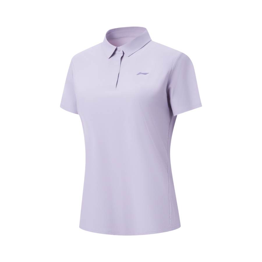 Li-Ning Li Ning Fitness Series Polo Shirt Women's Taro Paste Purple
