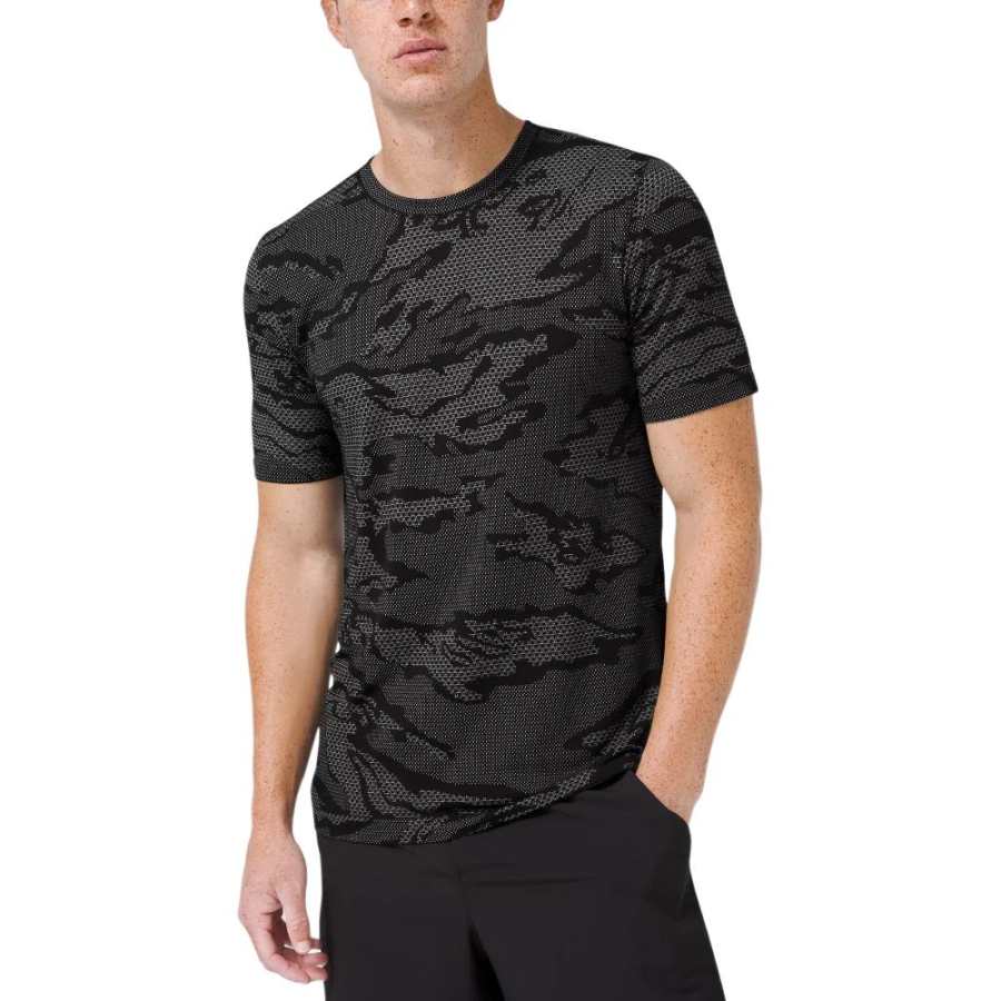 Lululemon Metal Vent SS CityCamo Quick Dry T Shirts Men's