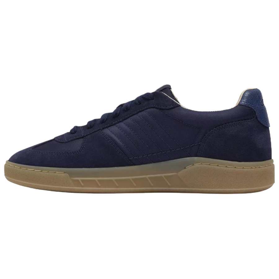 Clarks CraftRally Ace Suede Low top German Army Trainers Men's Marine Blue