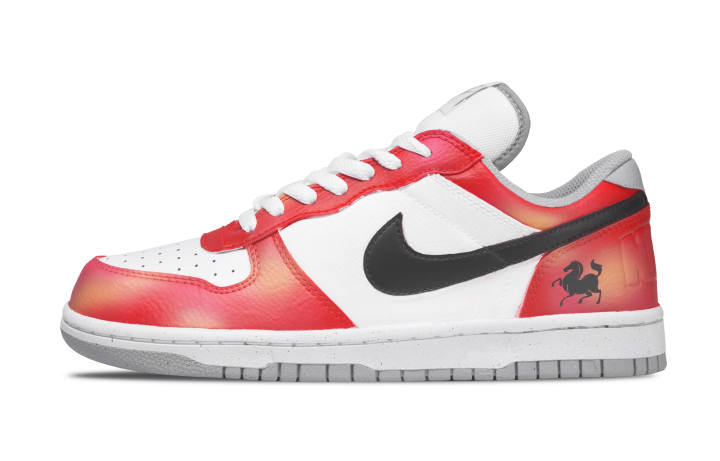 Nike Nike Abrasion Resistant Breathable Low top Skateboard Shoes Men's Red White