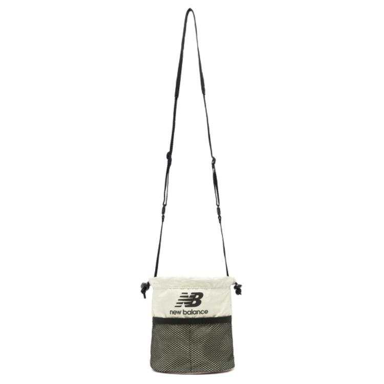 New Balance New Balance Fabric Shoulder Bag, Crossbody Bag Unisex Beige