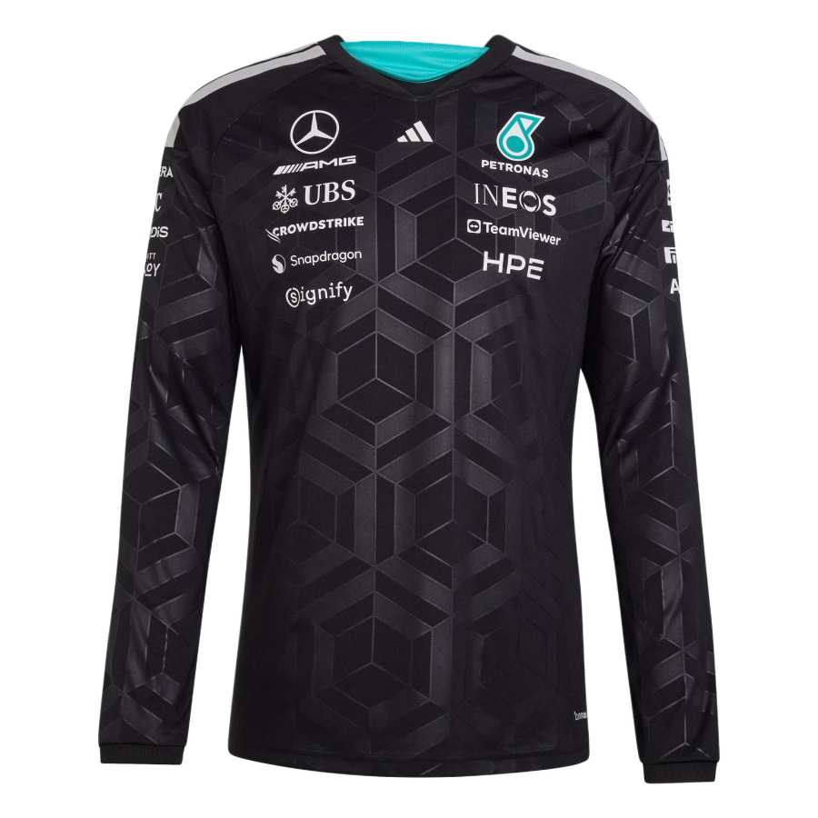 Adidas Adidas MERCEDES AMG PETRONAS FORMULA 1 TEAM JERSEY Quick Dry T Shirts Men's