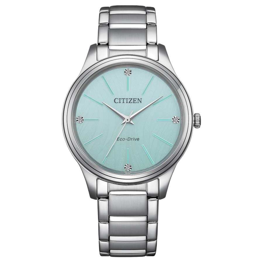 CITIZEN Eco Drive Light Powered Quartz Movement Stainless Steel Strap Watch 34mm Women's Watch