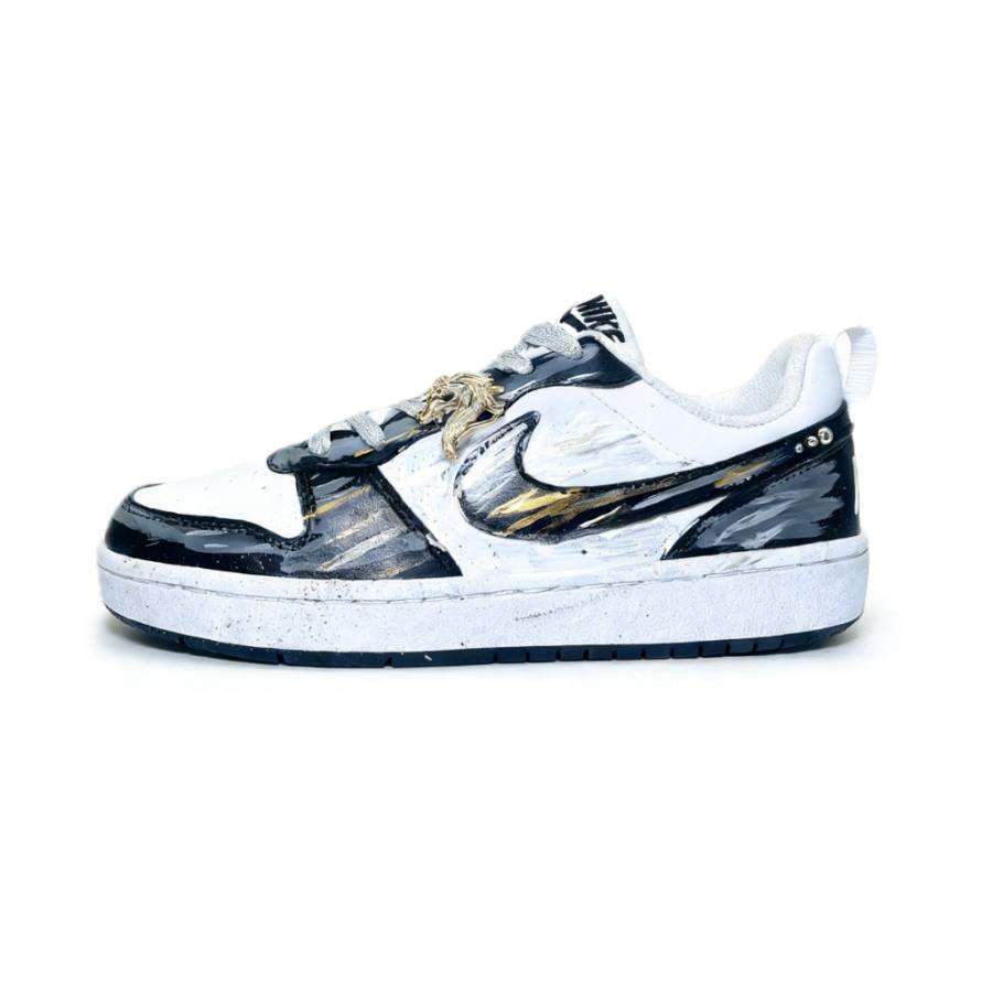 Nike Nike Court Borough Flying Horse PU Polyurethane Slip Resistant Abrasion Resistant Slip Resistant Abrasion Resistant