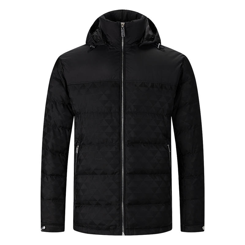 SEPTWOLVES SEPTWOLVES Down Jackets Men's 001 Black Hooded Moderate