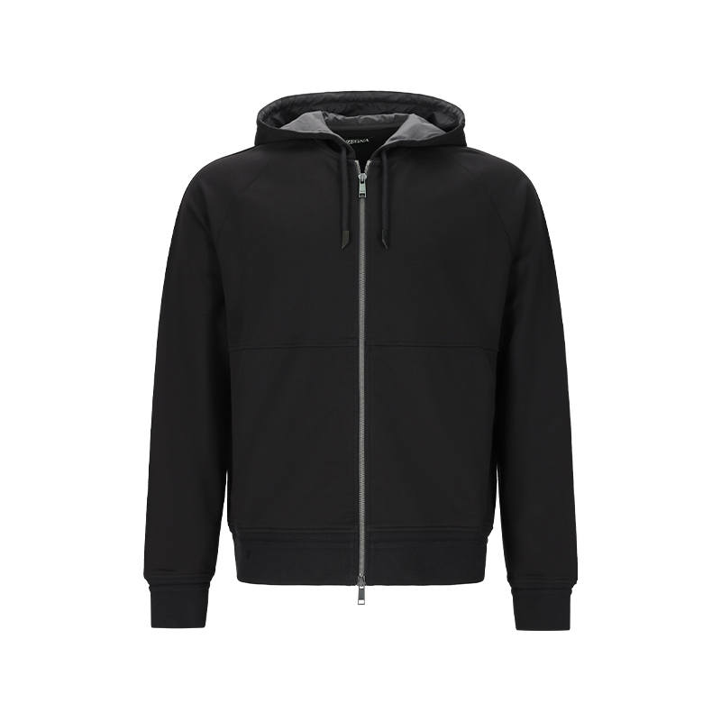 Ermenegildo Zegna 【Previous Season】drawstring-hooded cotton jacket