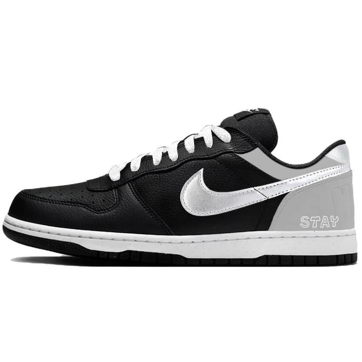 Nike Nike Big Dull Gray Abrasion Resistant Breathable Low top Skateboard Shoes Men's Black Gray