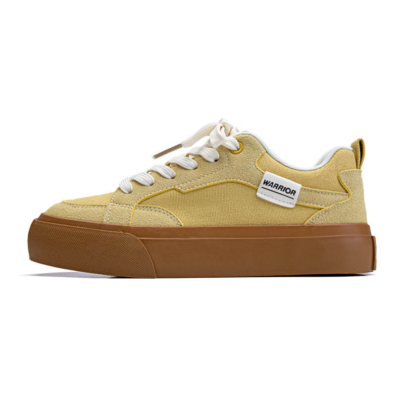 Warrior Low top Skateboard Shoes Women's Yellow