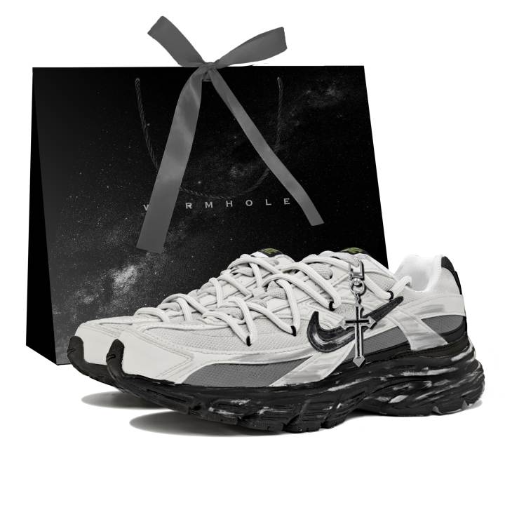 Nike Nike Initiator Fabric Cushioning, Wear Resistant Low top Sprint Training Trail Running Shoes Men's Gray White
